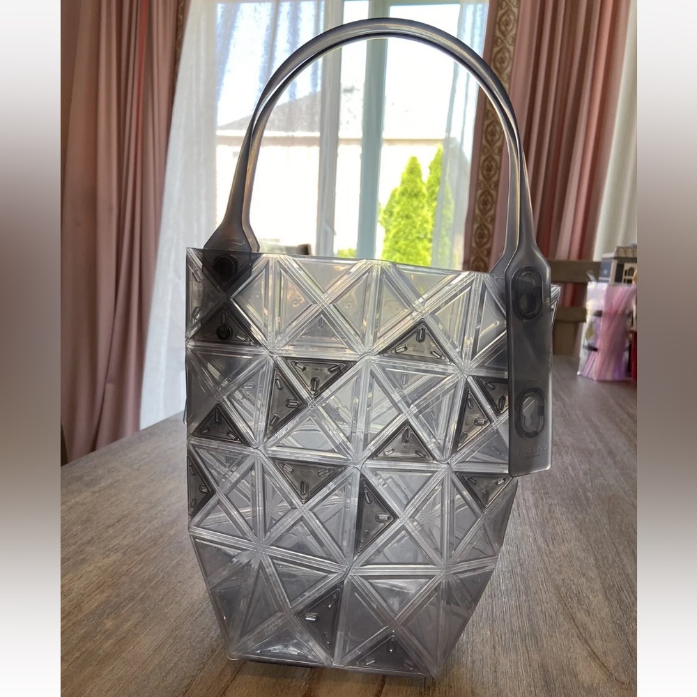 RARE SUPER LIMITED ISSEY MIYAKE BAOBAO DAZZLE CLEAR CRYSTAL TRANSPARENT TOTE Bag